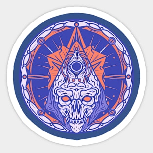 Enigmatic Energies: Occult Symbolism Sticker